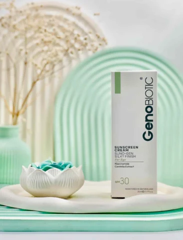 کرم ضد آفتاب دور چشم spf 30 ژنوبایوتیک
