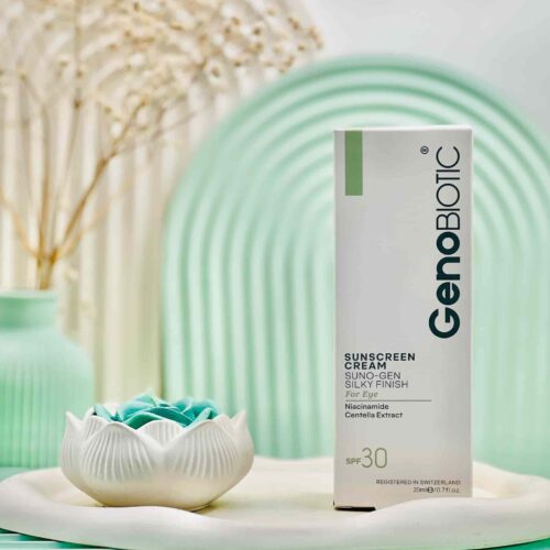  کرم ضد آفتاب دور چشم spf 30 ژنوبایوتیک