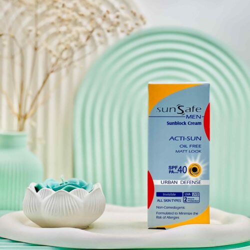 کرم ضد آفتاب آقایان SPF 40 سان سیف