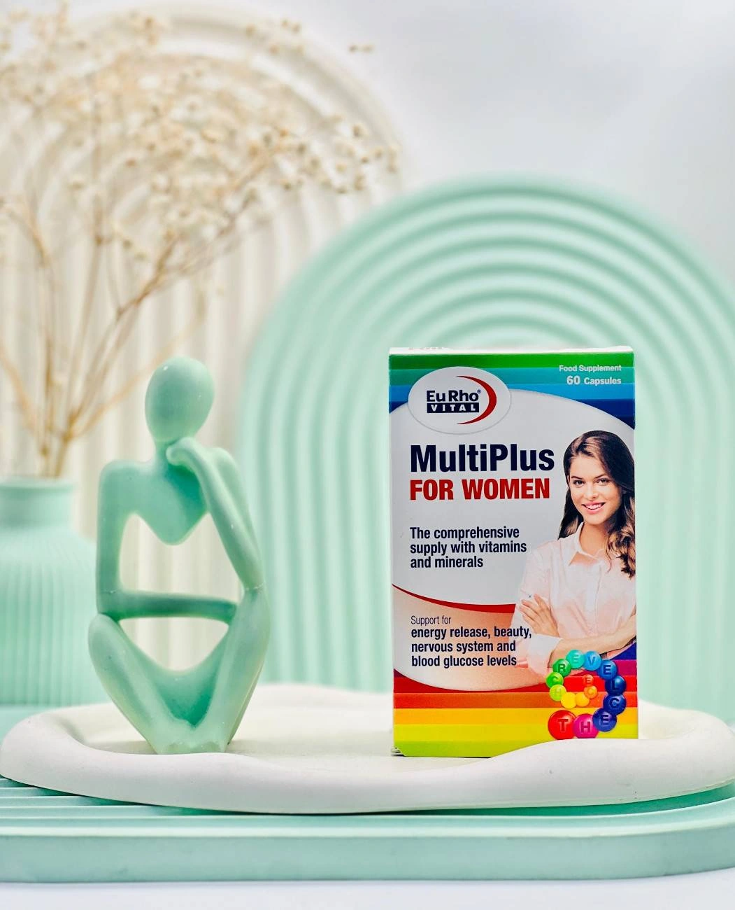 کپسول مولتی پلاس بانوان یوروویتال 60 عددی داروسازم دات کام کپسول مولتی پلاس بانوان یوروویتال 60 عددی