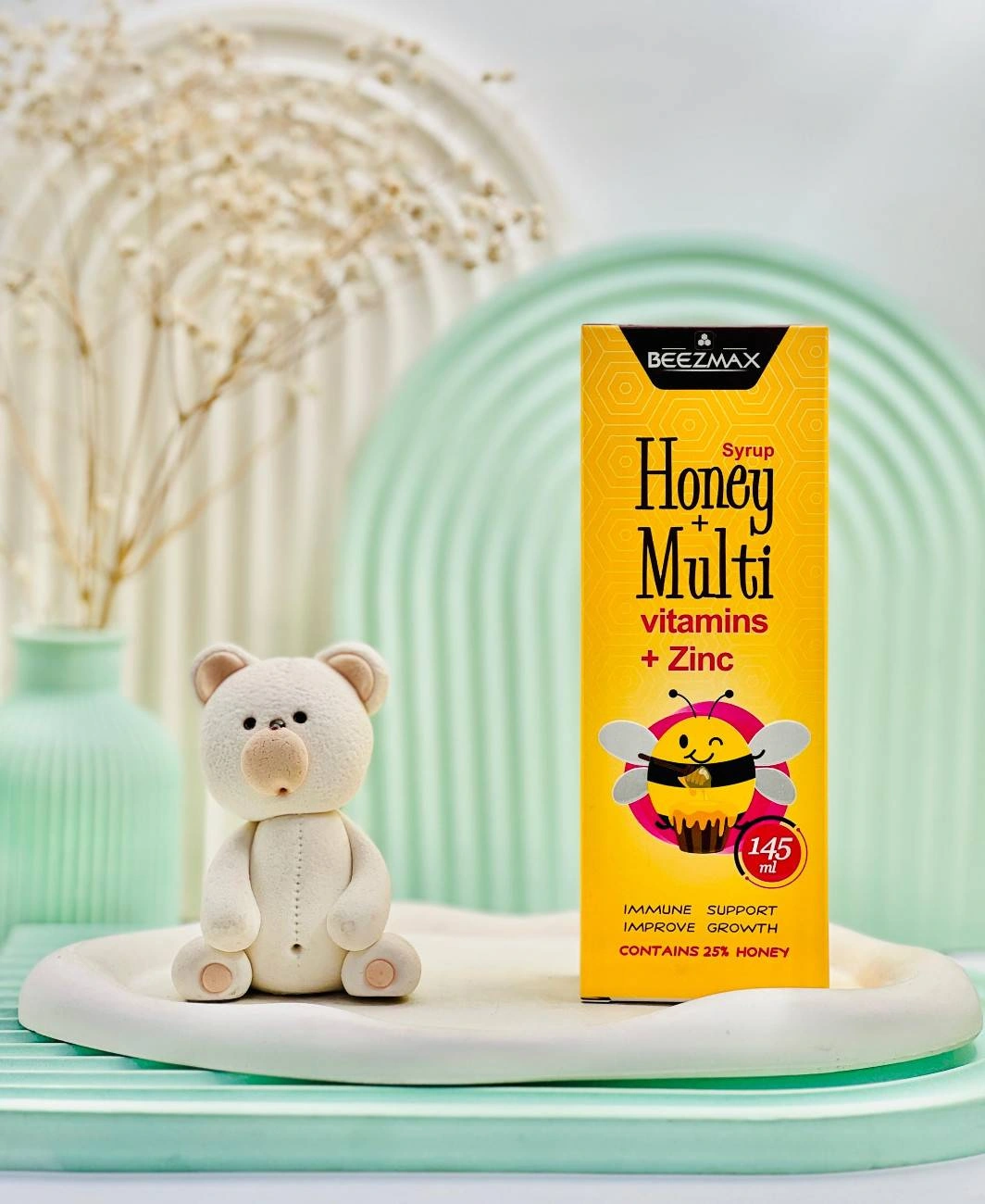 شربت هانی مولتی بیزمکس 145 میلی لیتر داروسازم دات کام شربت هانی مولتی بیزمکس 145 میلی لیتر