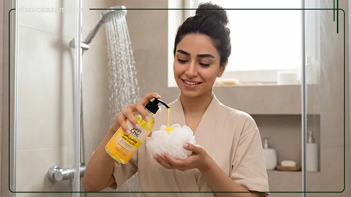 ژل شوینده بدن ویتامین سی اسکین شیک