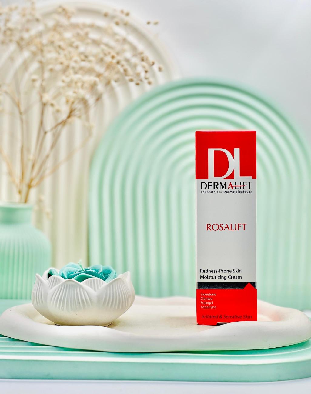 Dermalift Rosalift Anti Redness Cream For Sensitive Skins daroosazam.com کرم ضد قرمزی رزالیفت درمالیفت