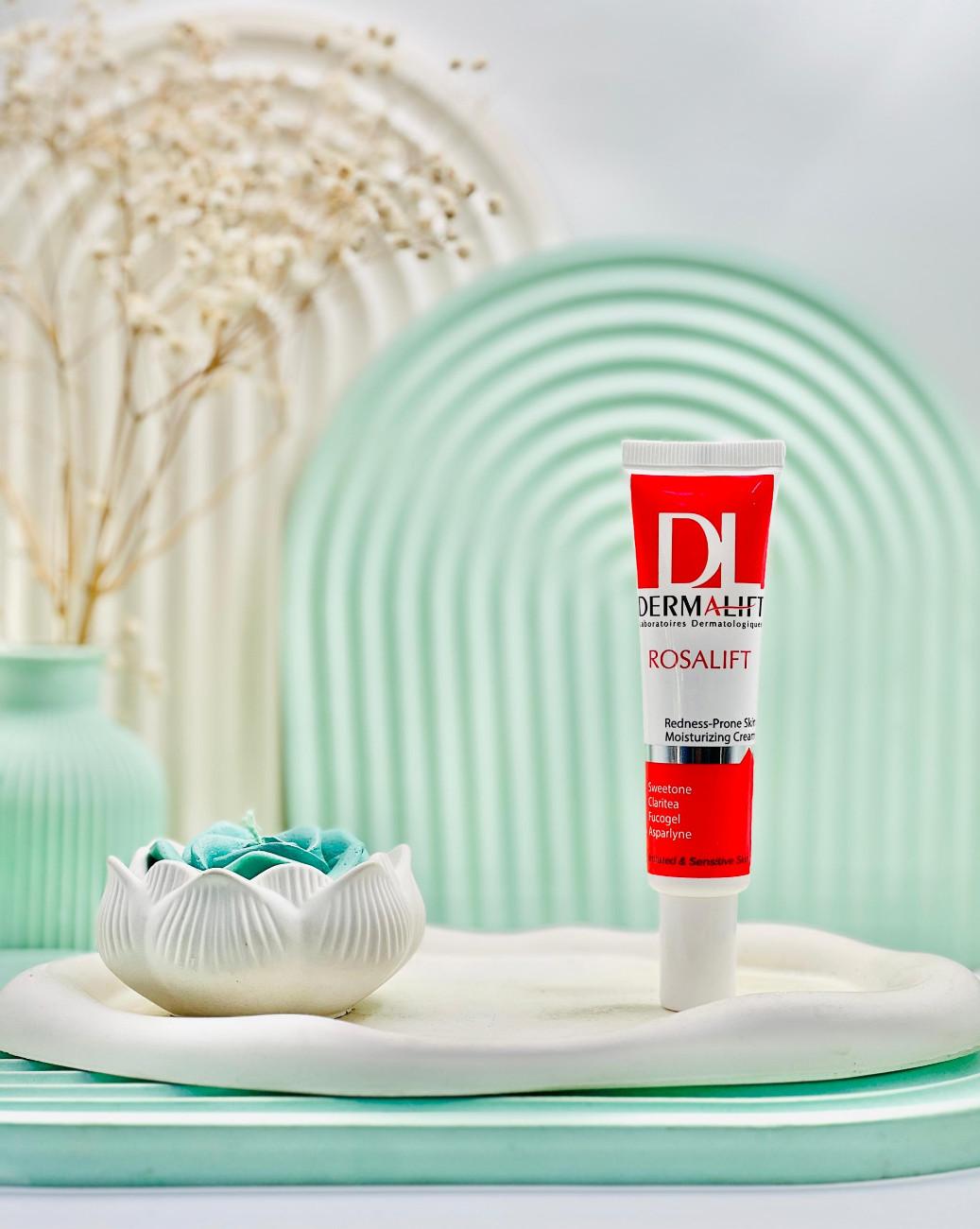 Dermalift Rosalift Anti Redness Cream For Sensitive Skins daroosazam.com کرم ضد قرمزی رزالیفت درمالیفت