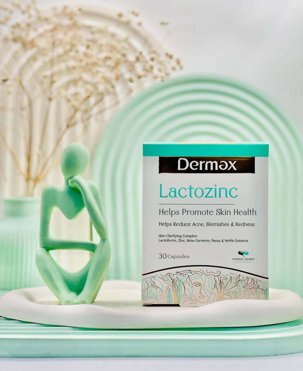 Dermax Lactozinc daroosazam.com کپسول لاکتوزینک درمکس