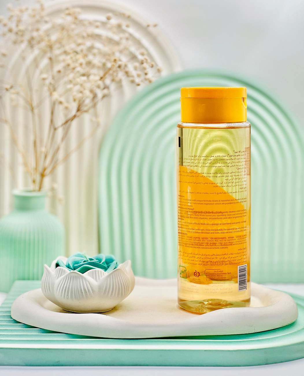 Schon Almond And Honey Body Wash daroosazam.com شامپو بدن عسل و بادام شون