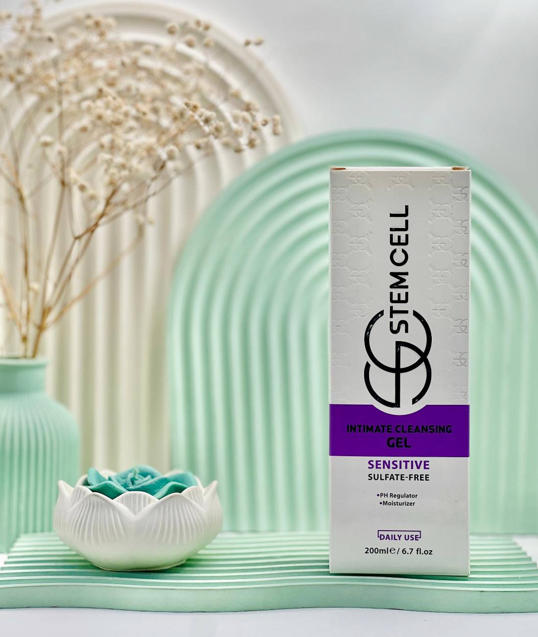 Stem Cell Senstive Use Gel daroosazam.com ژل بهداشتی بانوان حساس استم سل