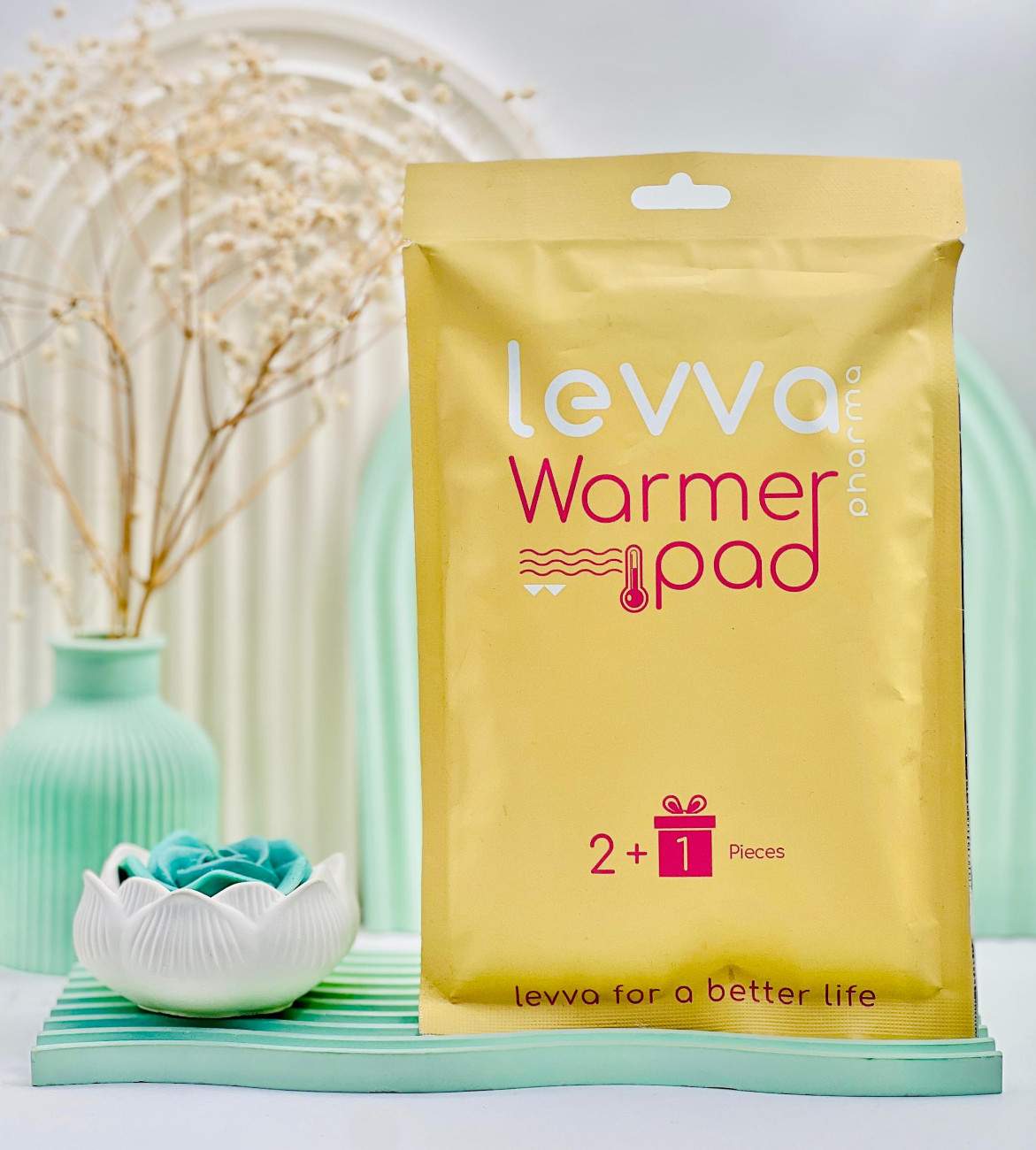 LEVVA PHARMA WARMER PAD daroosazam.com پد گرم کننده قاعدگی لیوا فارما
