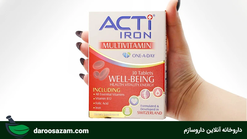 قرص اکتی آیرون ابیان دارو 30 عددی