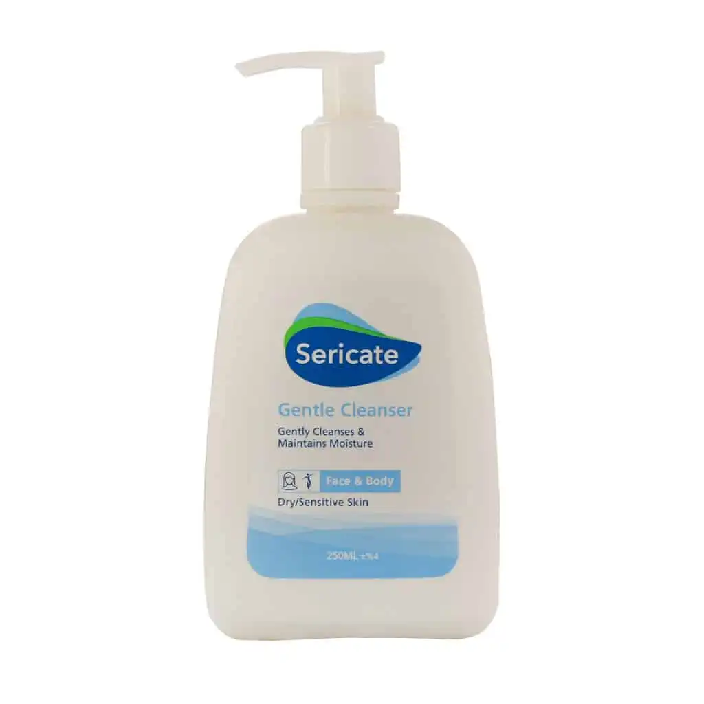 Sericate-Gentle-Cleanser-For-Dry-And-Sensitive-Skin-250 daroosazam.com 1 شوینده کرمی ملایم سری کیت