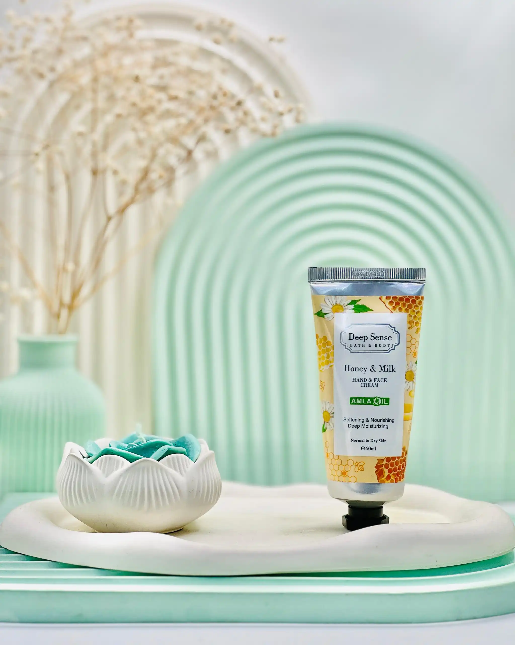 deep sense honey and milk deep moisturizing daroosazam.com کرم دست و صورت مرطوب کننده شیر و عسل دیپ سنس