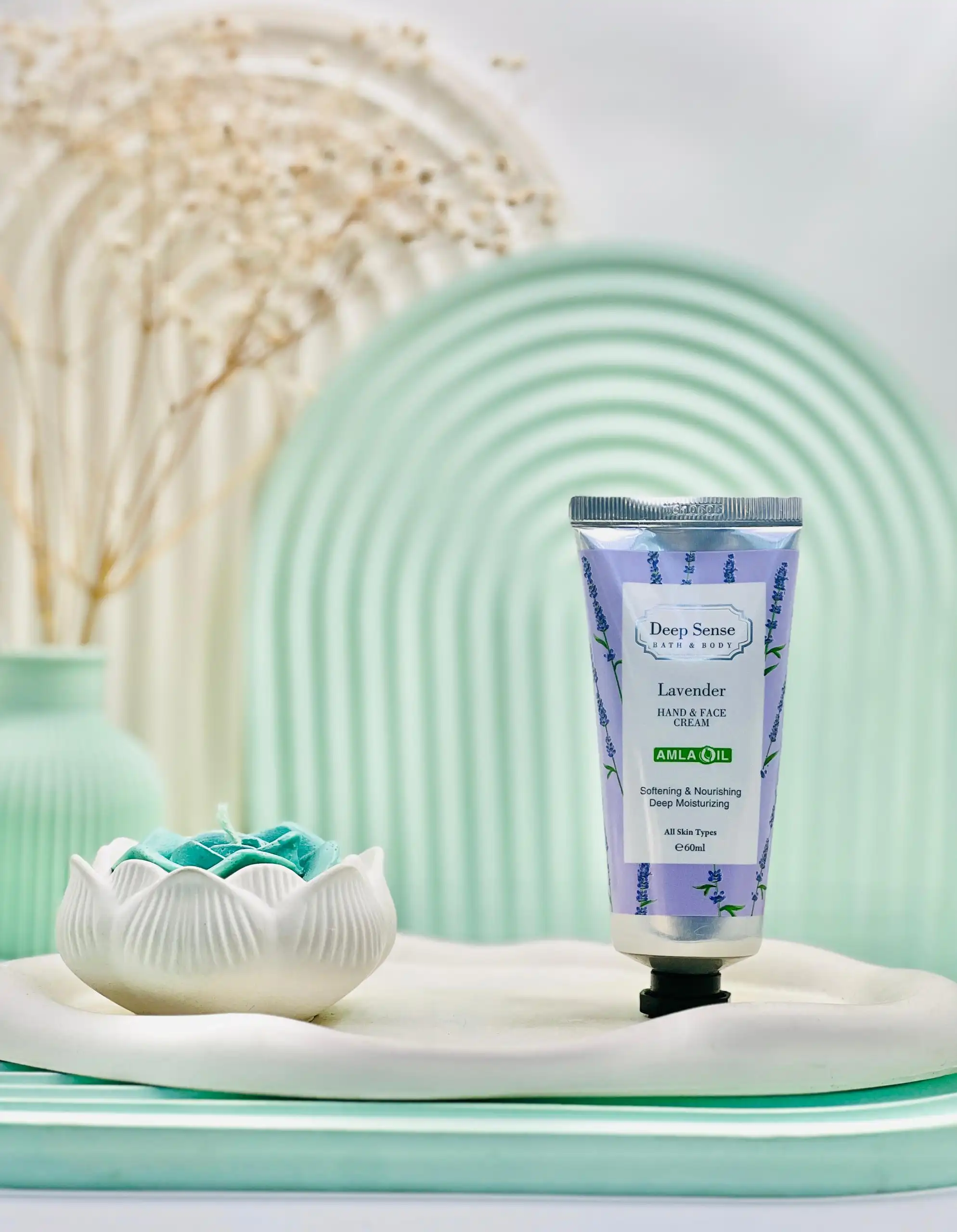 deep sense lavender hand and face cream moisturizing daroosazam.com کرم مرطوب کننده لوندر دیپ سنس