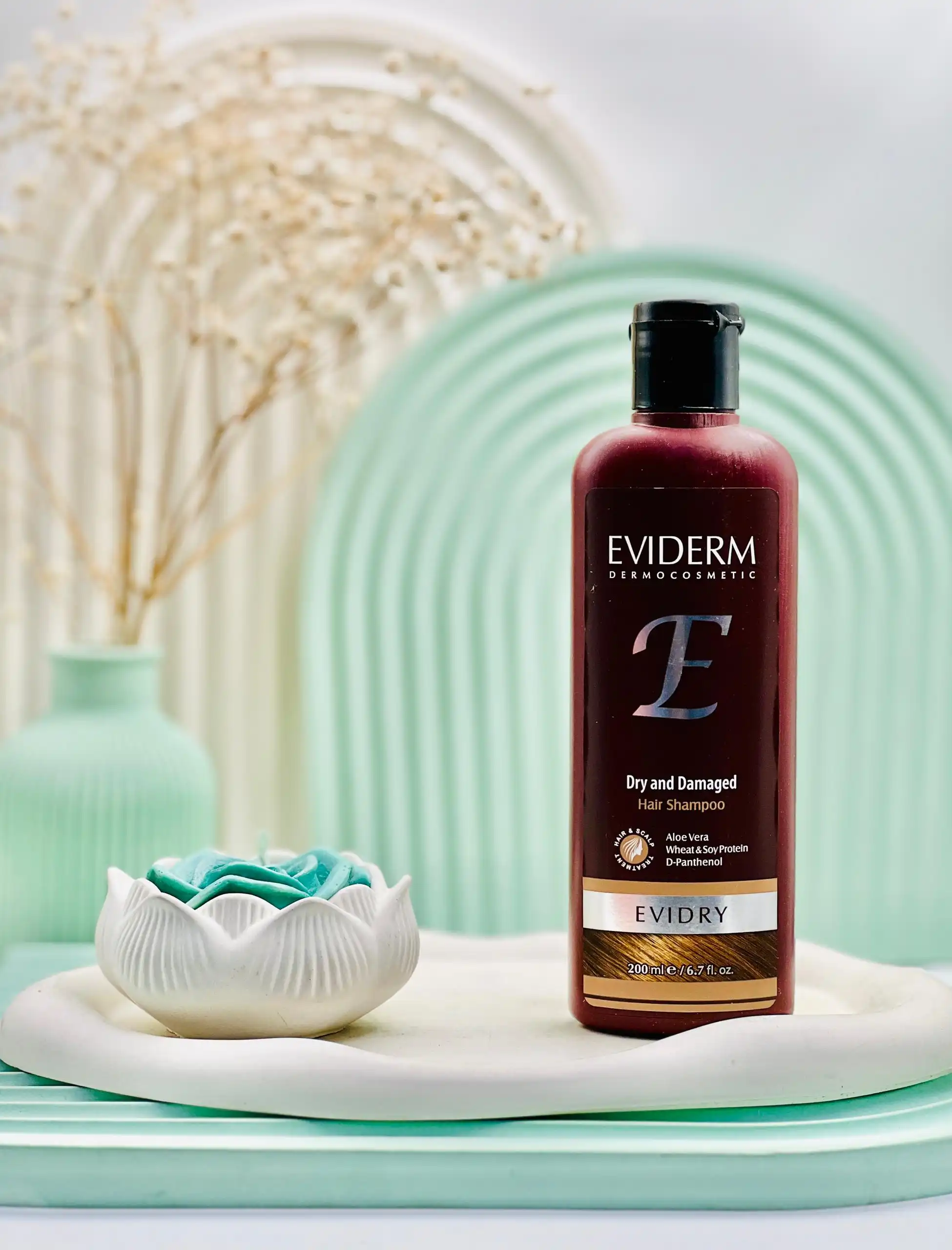 eviderm dry and damaged hair shampoo daroosazam.com 2 شامپو اویدرای اویدرم