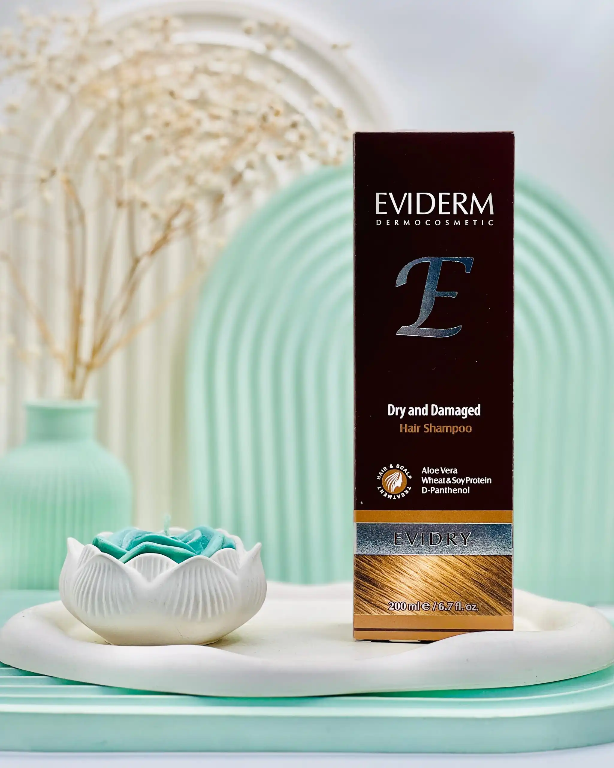 eviderm dry and damaged hair shampoo daroosazam.com 3 شامپو اویدرای اویدرم