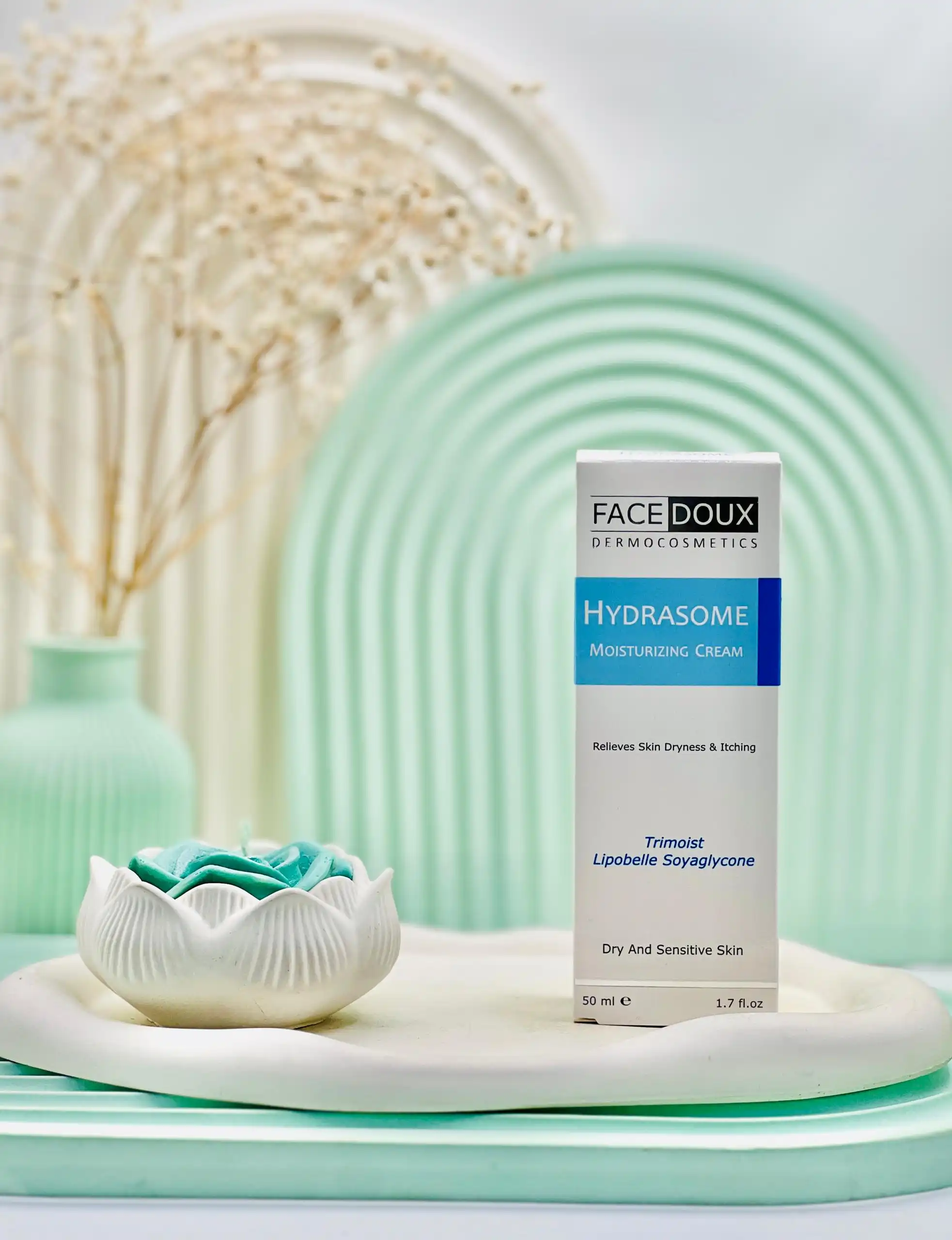 face doux hydrasome moisturizing daroosazam.com کرم مرطوب کننده هیدرازوم فیس دوکس