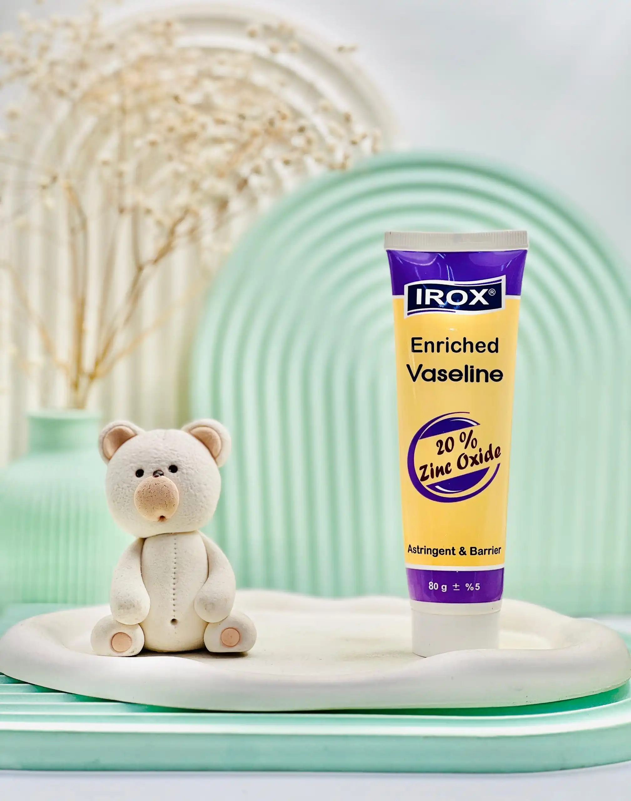 irox enriched vaselin 20 zink oxide daroosazam.com 4 کرم وازلین ویتامینه ایروکس