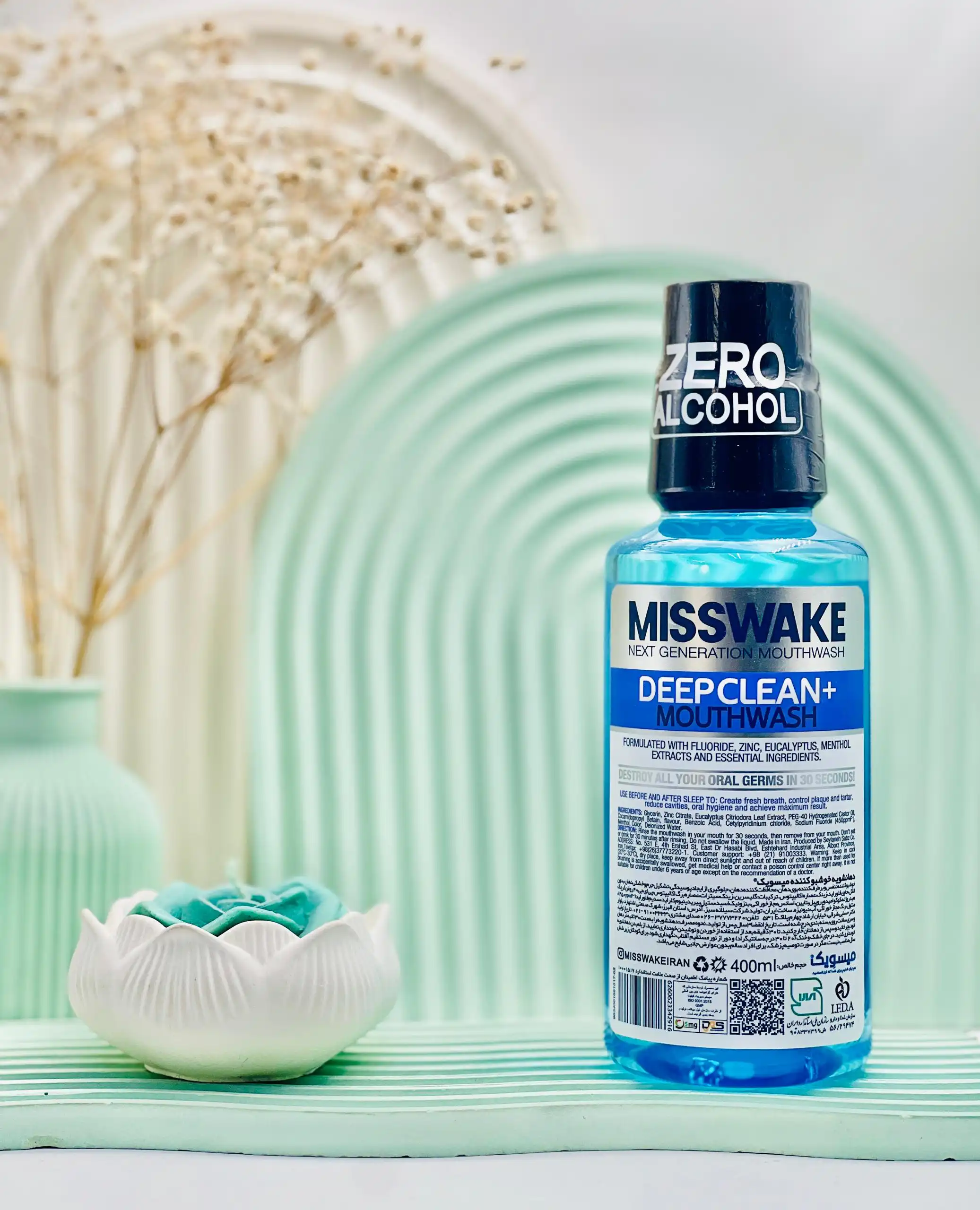 misswake deep clean mouthwash hydrate lock daroosazam.com 2 قیمت دهانشویه دیپ کلین میسویک