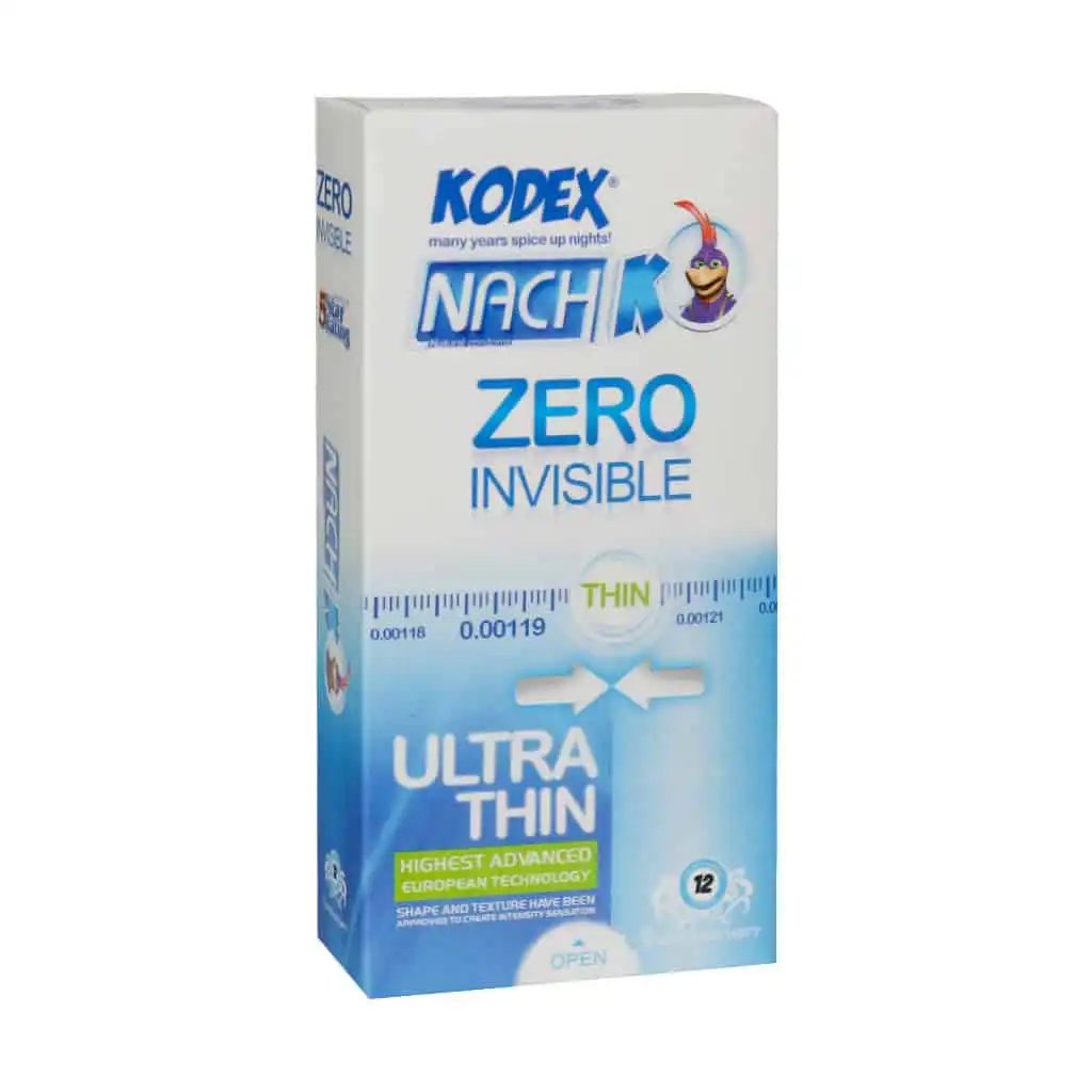 nach kodex zero natural condoms daroosazam.com 1 کاندوم زیرو کدکس 12 عددی