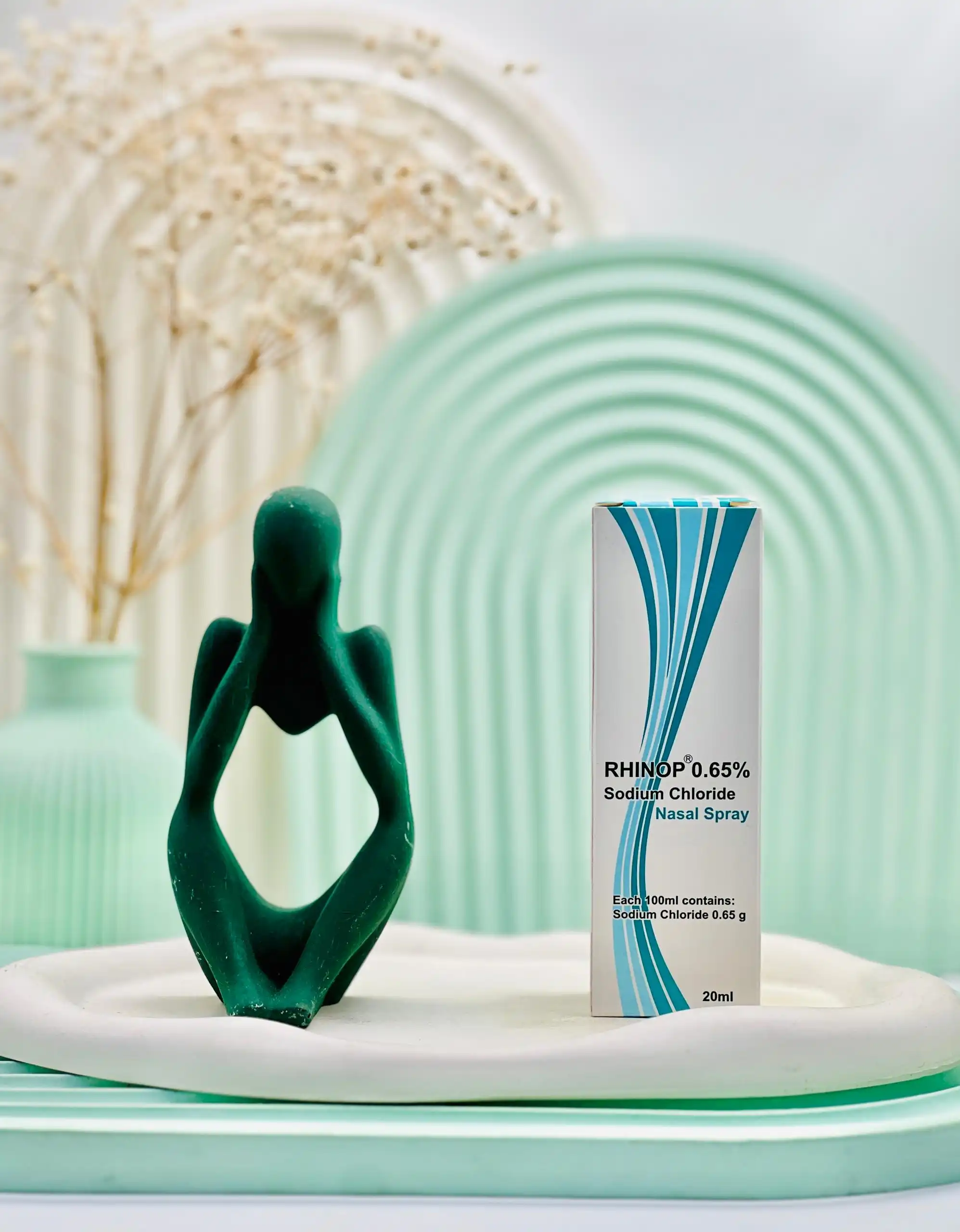 rhinop 0.65 sodium chloride daroosazam.com اسپری بینی راینوپ 0/65 درصد سدیم کلراید ۲۰ میلی لیتر