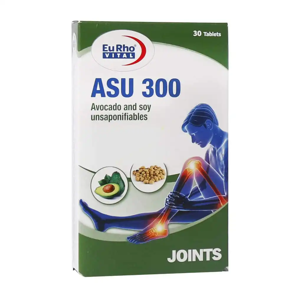 Eurho-Vital-ASU-300-Mg-30-Tabs daroosazam.com 1 قرص آسو ۳۰۰ یوروویتال