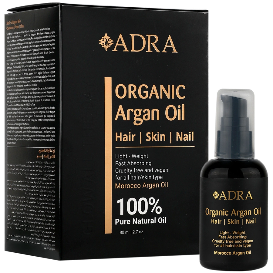 adra organic argan oil 80 ml darosazam.com 1 روغن آرگان ارگانیک آدرا
