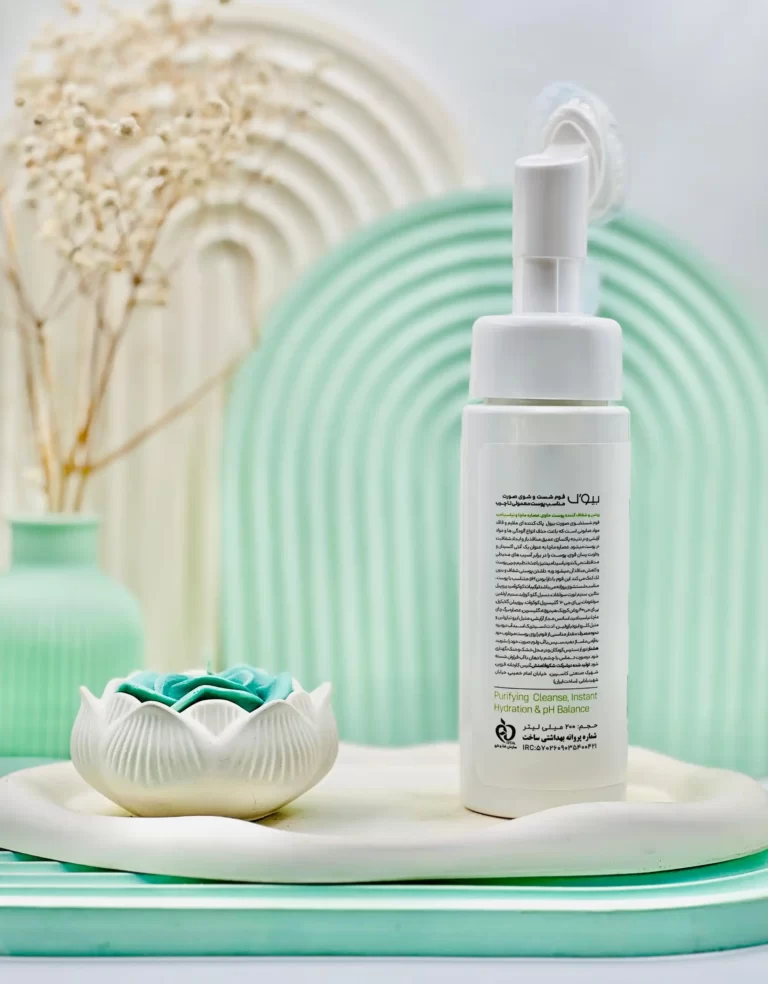 فوم شستشوی صورت ماچا و نیاسینامید بیول