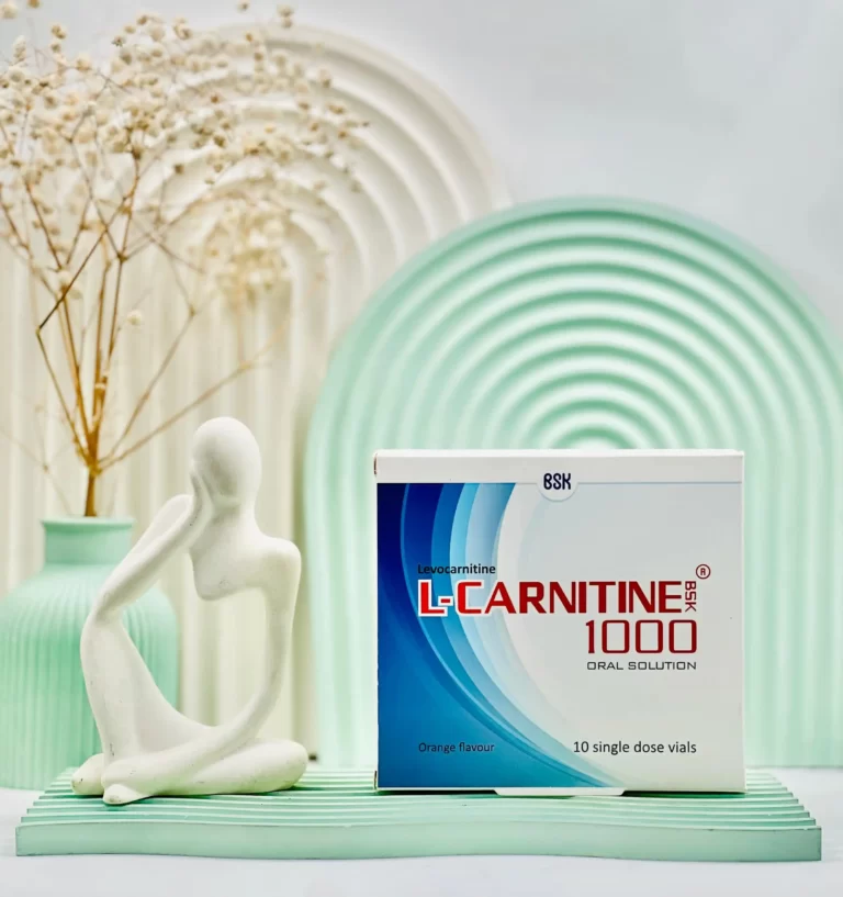 ویال ال کارنیتین 1000 میلی گرم بی اس کی 10 عددی