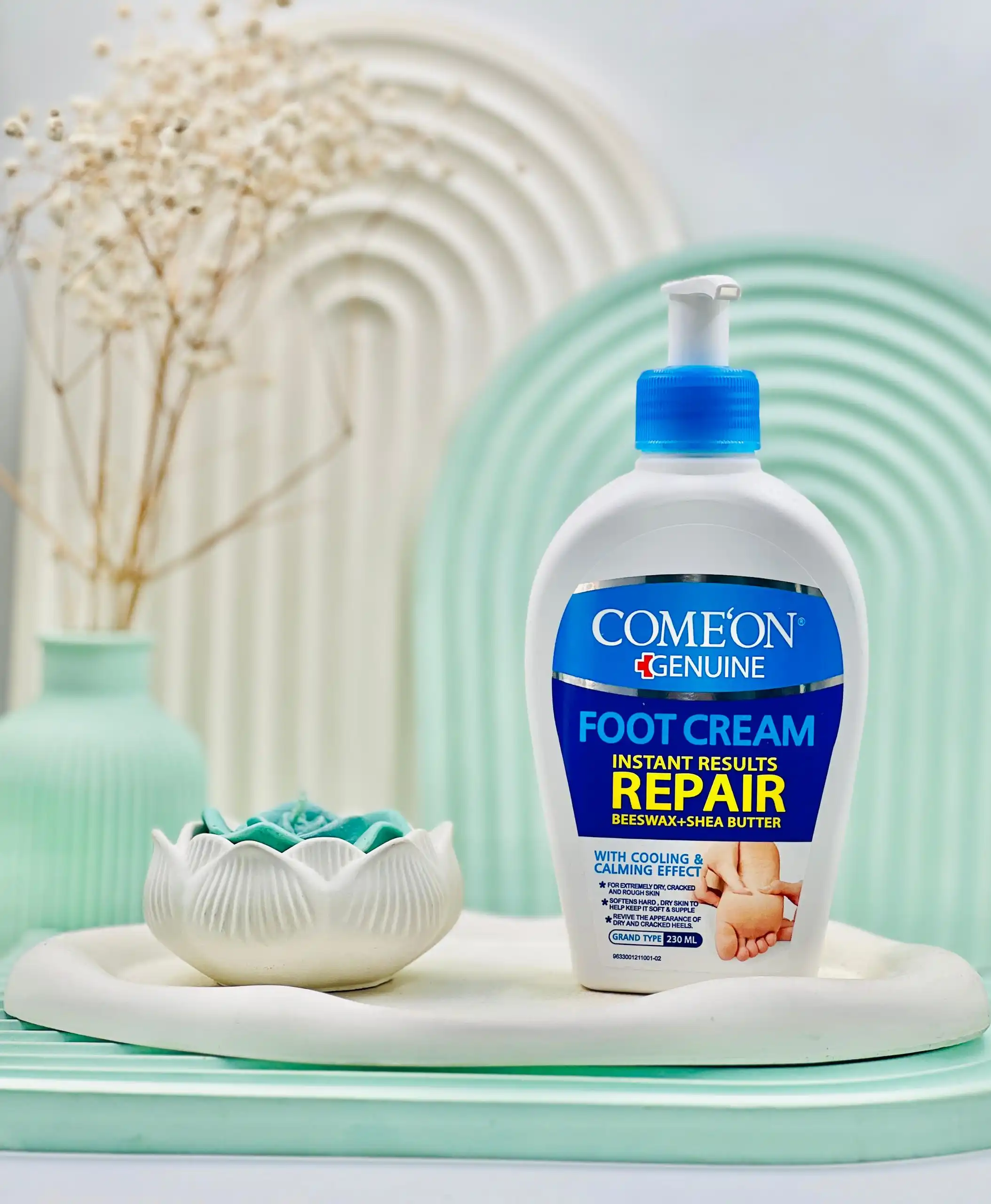 comeon genuine foot cream instant rescue repair daroosazam.com کرم ترک پا کامان