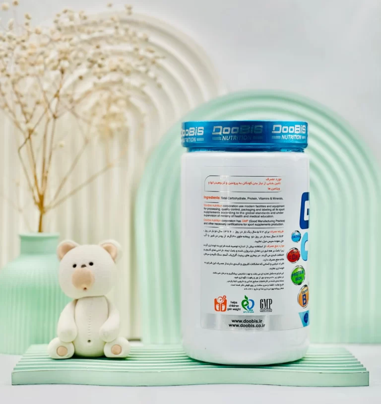 پودر گین مخصوص کودکان دوبیس با طعم شکلات 300 گرم
