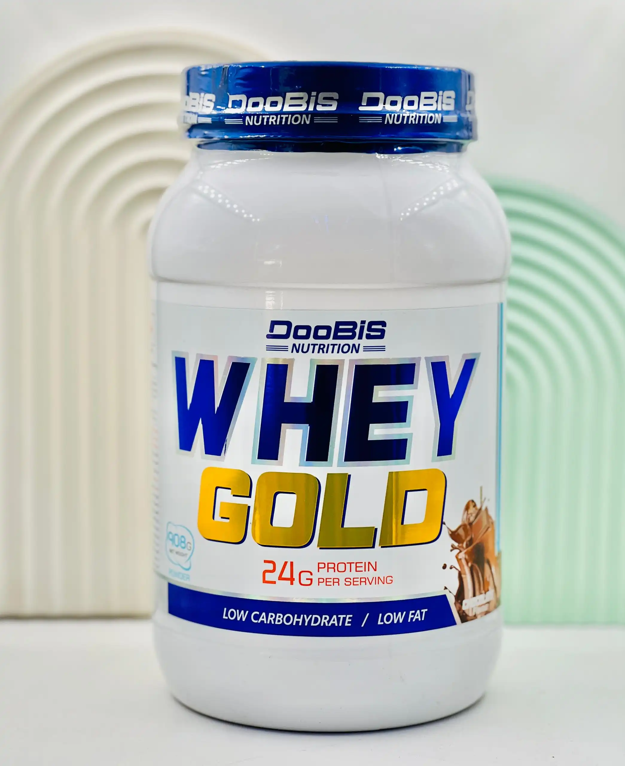 doobis whey gold chocolate flavour daroosazam.com 1 پودر وی گلد دوبیس 908 گرم شکلاتی