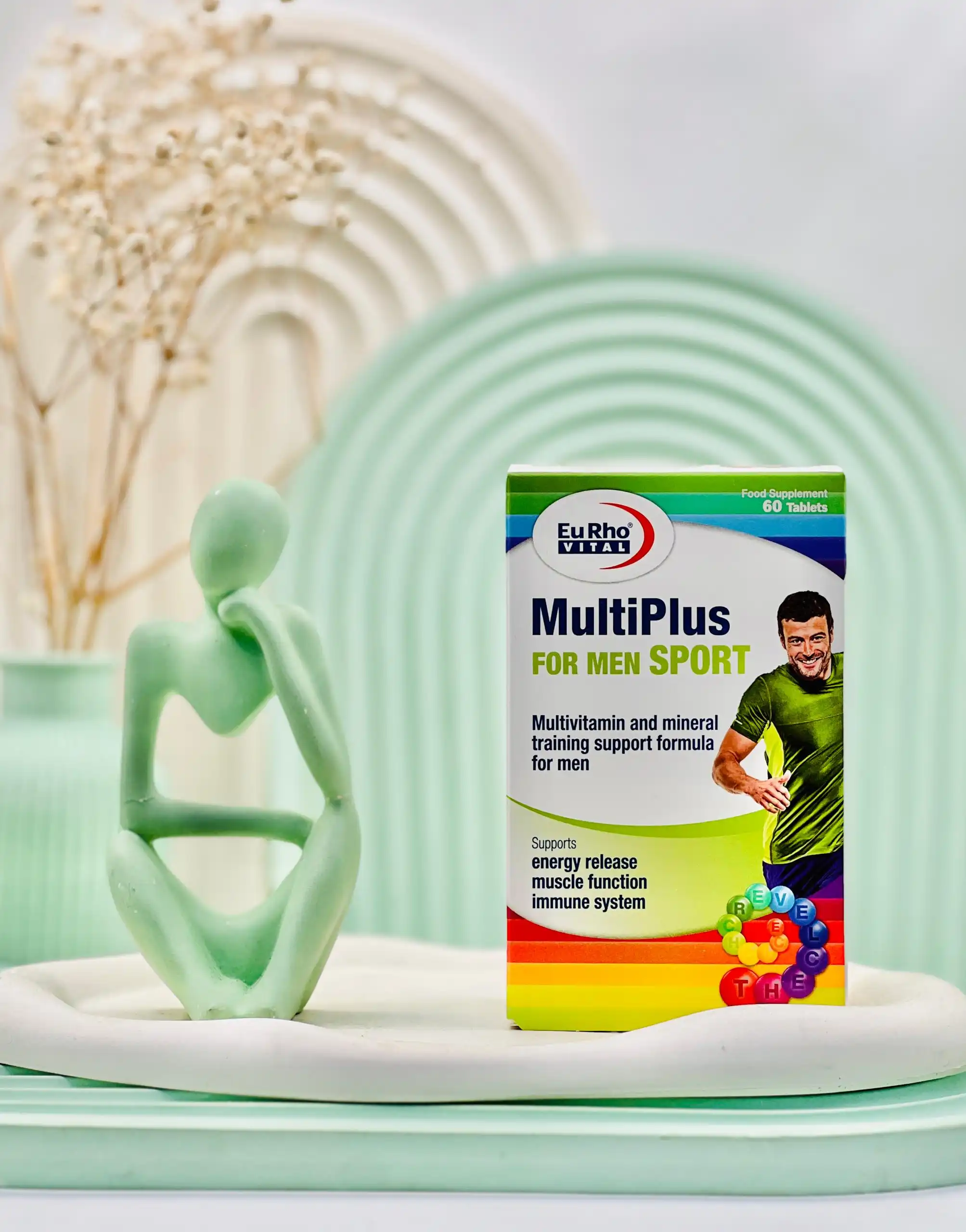 eurhovital multiplus for men sport daroosazam.com قرص مولتی ویتامین پلاس فور من اسپورت یوروویتال