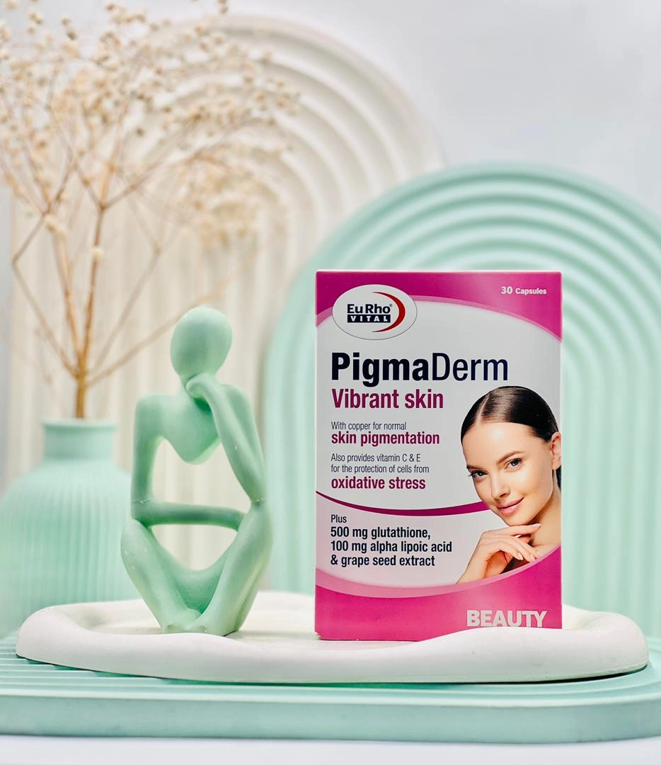 eurhovital pigmaderm 30caps daroosazam.com کپسول پیگمادرم یوروویتال 30 عددی