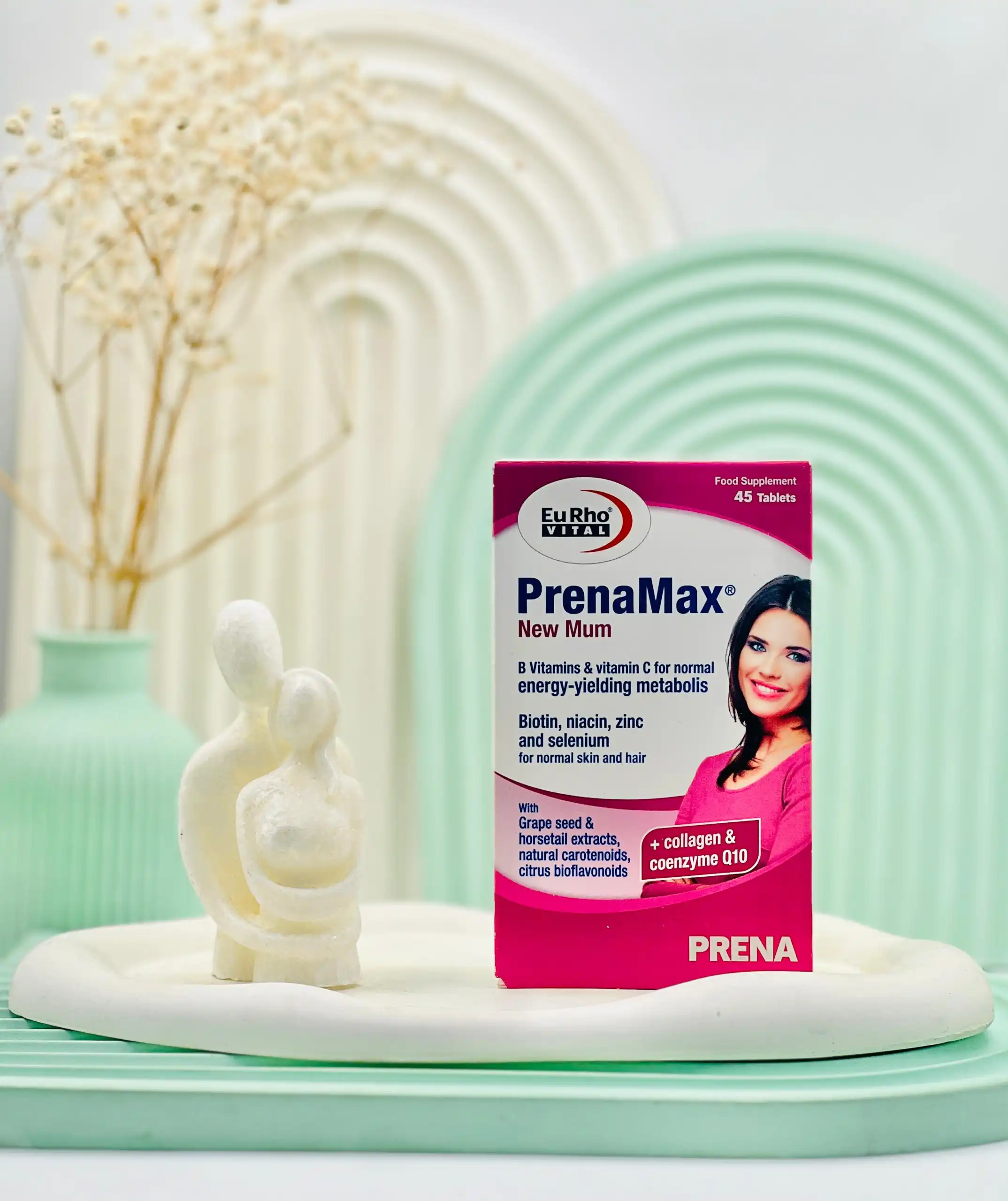 eurhovital prena max new mum 45 tablets daroosazam.com کپسول پرینامکس نیو مام یوروویتال 45 عددی