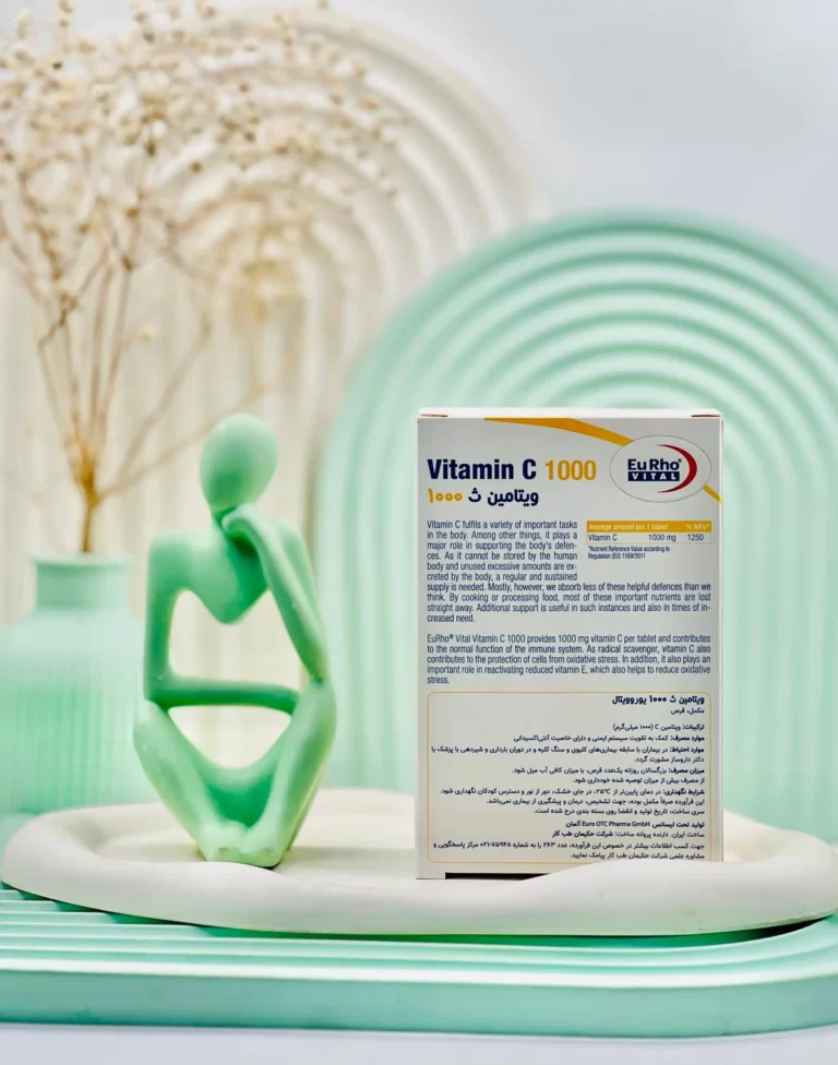 قرص ویتامین سی 1000 میلی گرم یوروویتال 60 عددی