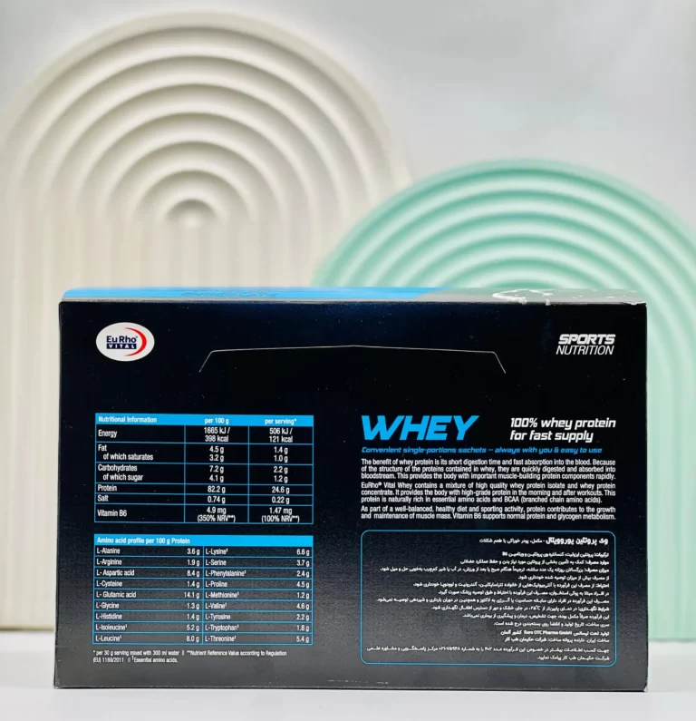 ساشه وی پروتئین یوروویتال 12 عددی