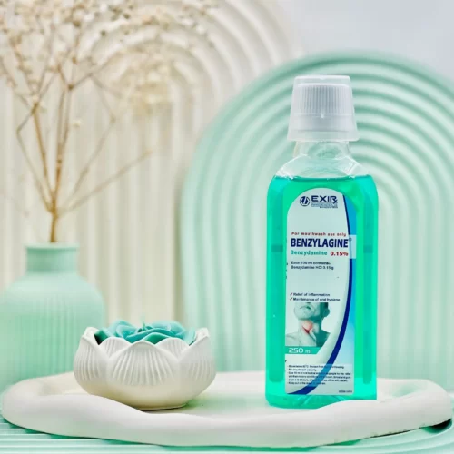 دهان‌شویه بنزیلاژین اکسیر 250 میلی لیتر