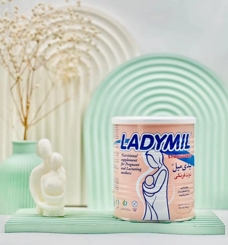 پودر لیدی میل توت فرنگی 400 گرم