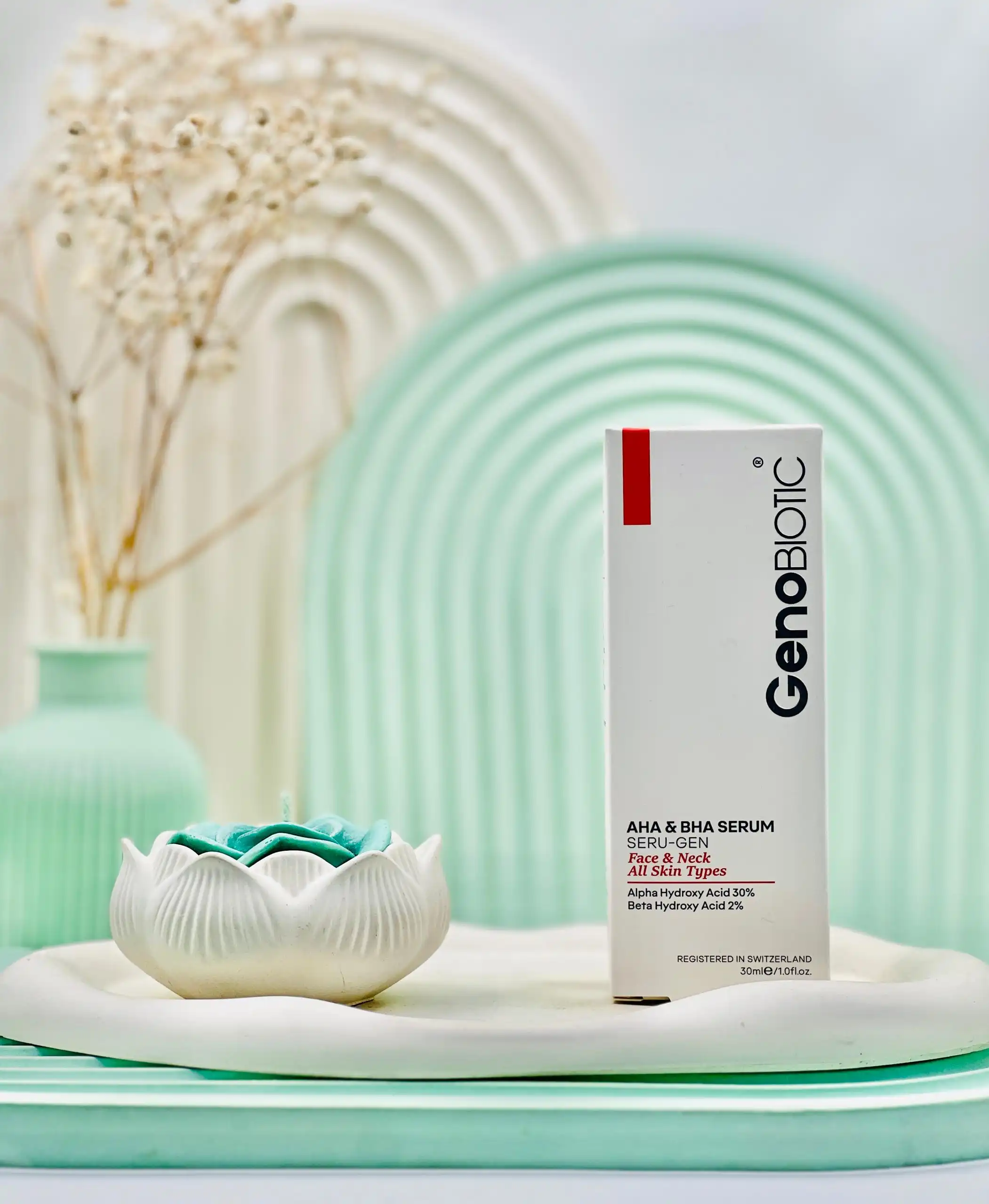 genobiotic aha and bha serum daroosazam.com سرم آلفا و بتاهیدروکسی اسید ژنوبایوتیک