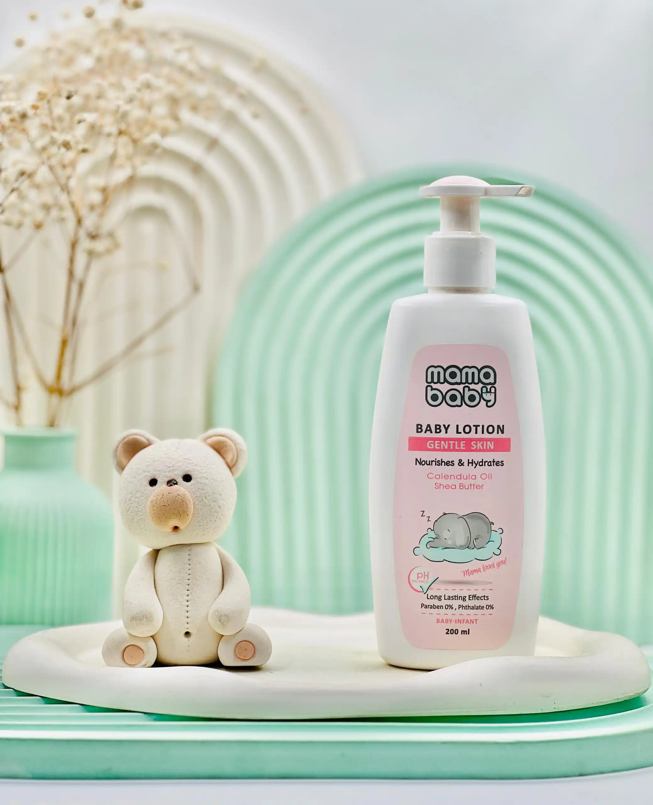 mama baby baby lotion daroosazam.com لوسیون بدن نوزاد ماما بیبی