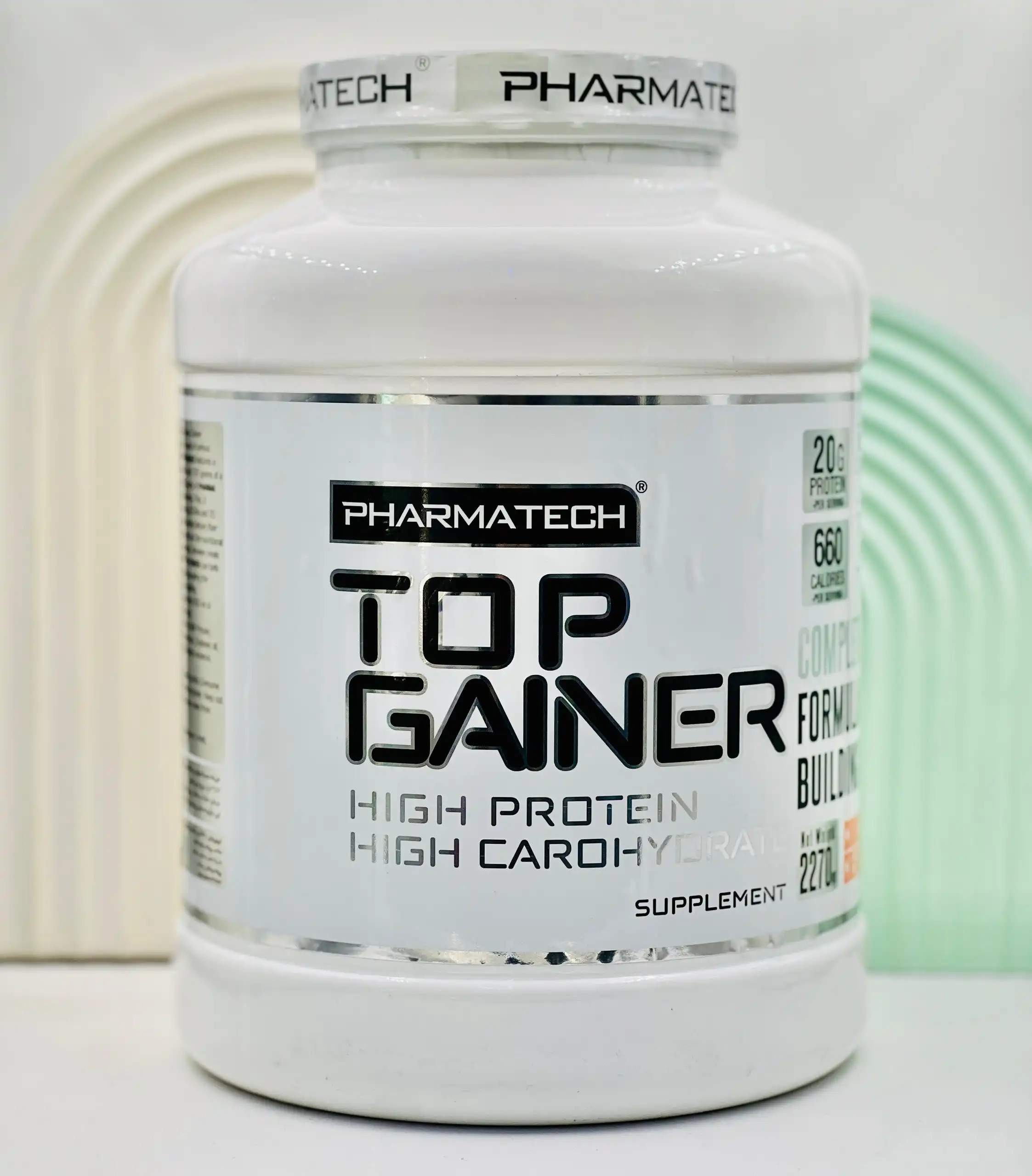 pharmatech top gainer daroosazam.com 1 پودر تاپ گینر فارماتک کوکیزکرم 2270 گرم