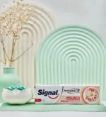 خمیر دندان اینتگرال 8 کاره نمک صورتی و روغن بابونه سیگنال