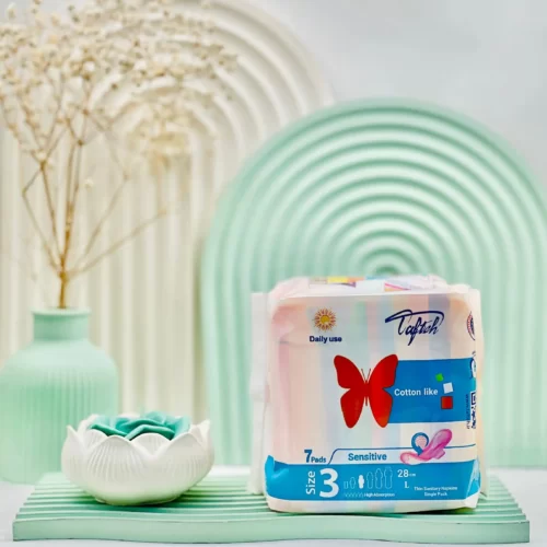 قیمت نوار بهداشتی ویژه روز نازک کتانی سایز 3 تافته