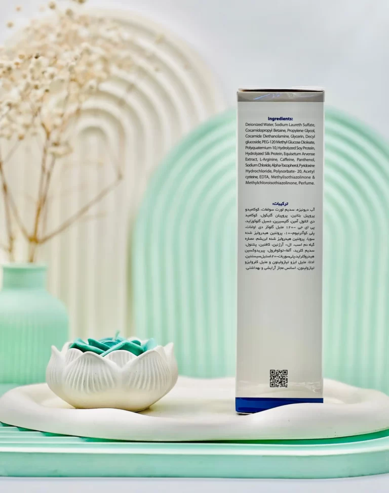 شامپو تقویت کننده سیستئین و B6 وچه موها خشک و معمولی