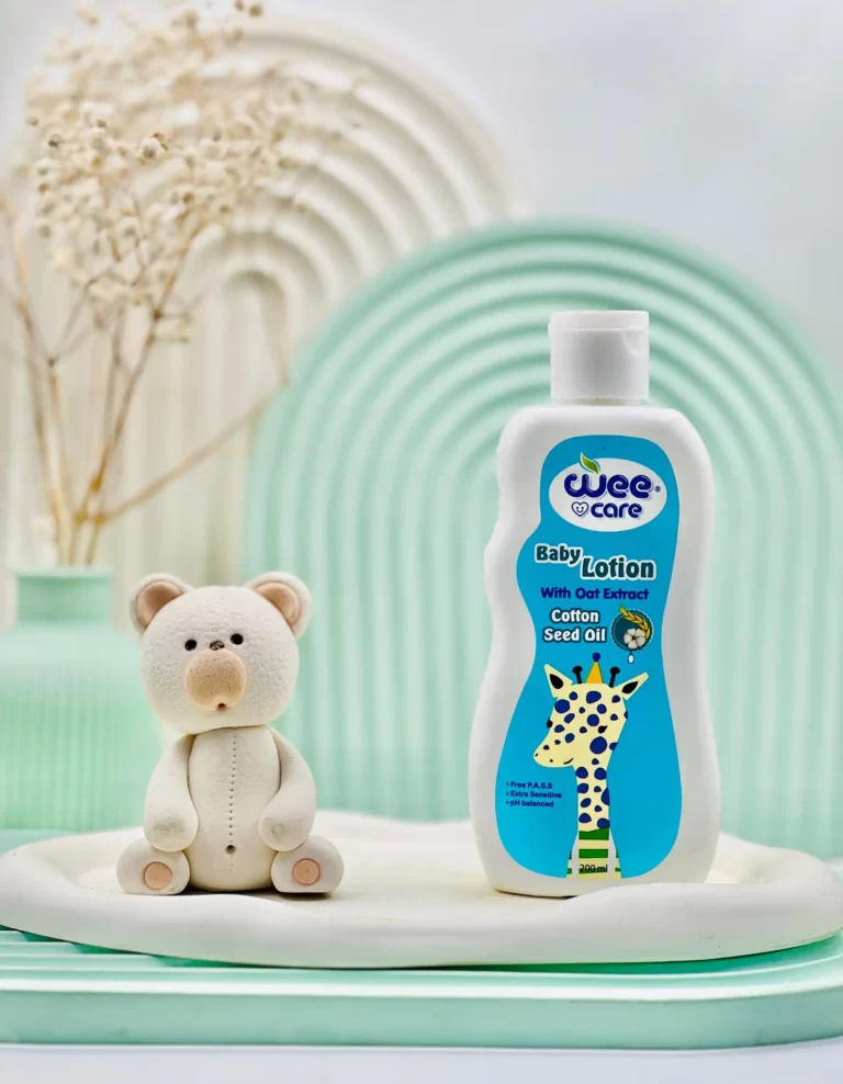 لوسیون بدن کودک پنبه دانه و عصاره جو وی کر
