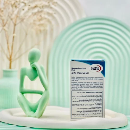 قرص منیزیم سیترات پلاس یوروویتال 60 عددی