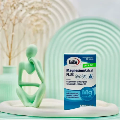 قرص منیزیم سیترات پلاس یوروویتال 60 عددی