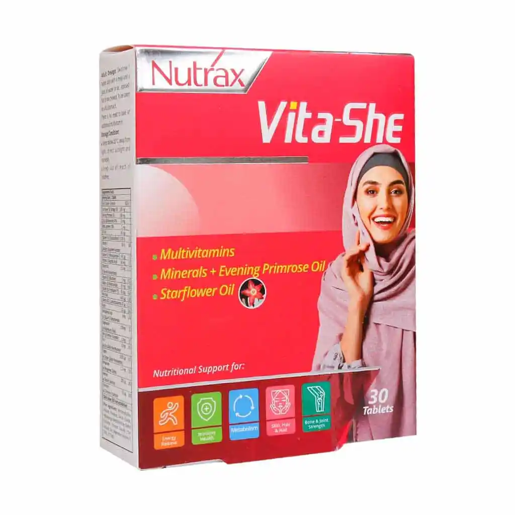 Nutrax-Multivitamin-Vita-she-30-tablet daroosazam.com 1 قرص مولتی ویتامین وایتا-شی نوتراکس