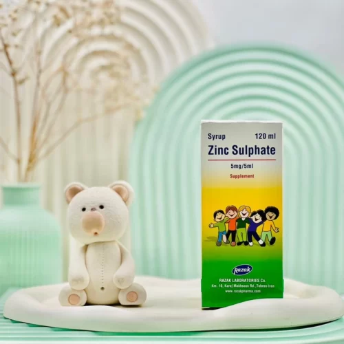 شربت زینک سولفات 5 میلی گرم در 5 میلی لیتر رازک