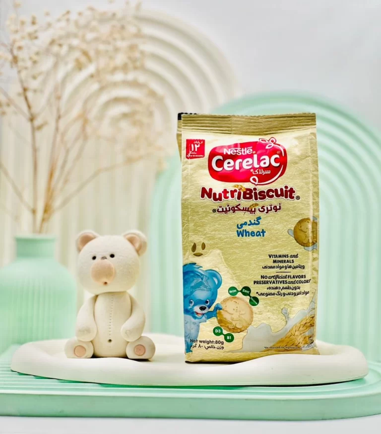 نوتری بیسکوئیت گندمی نستله سرلاک 80گرم