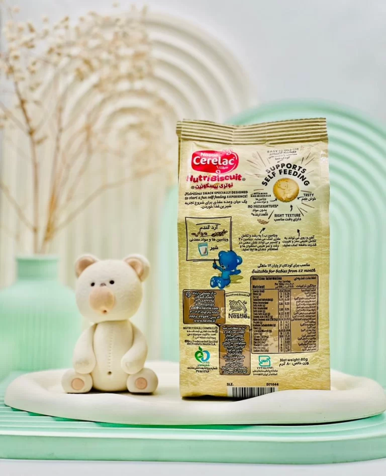 نوتری بیسکوئیت گندمی نستله سرلاک 80گرم